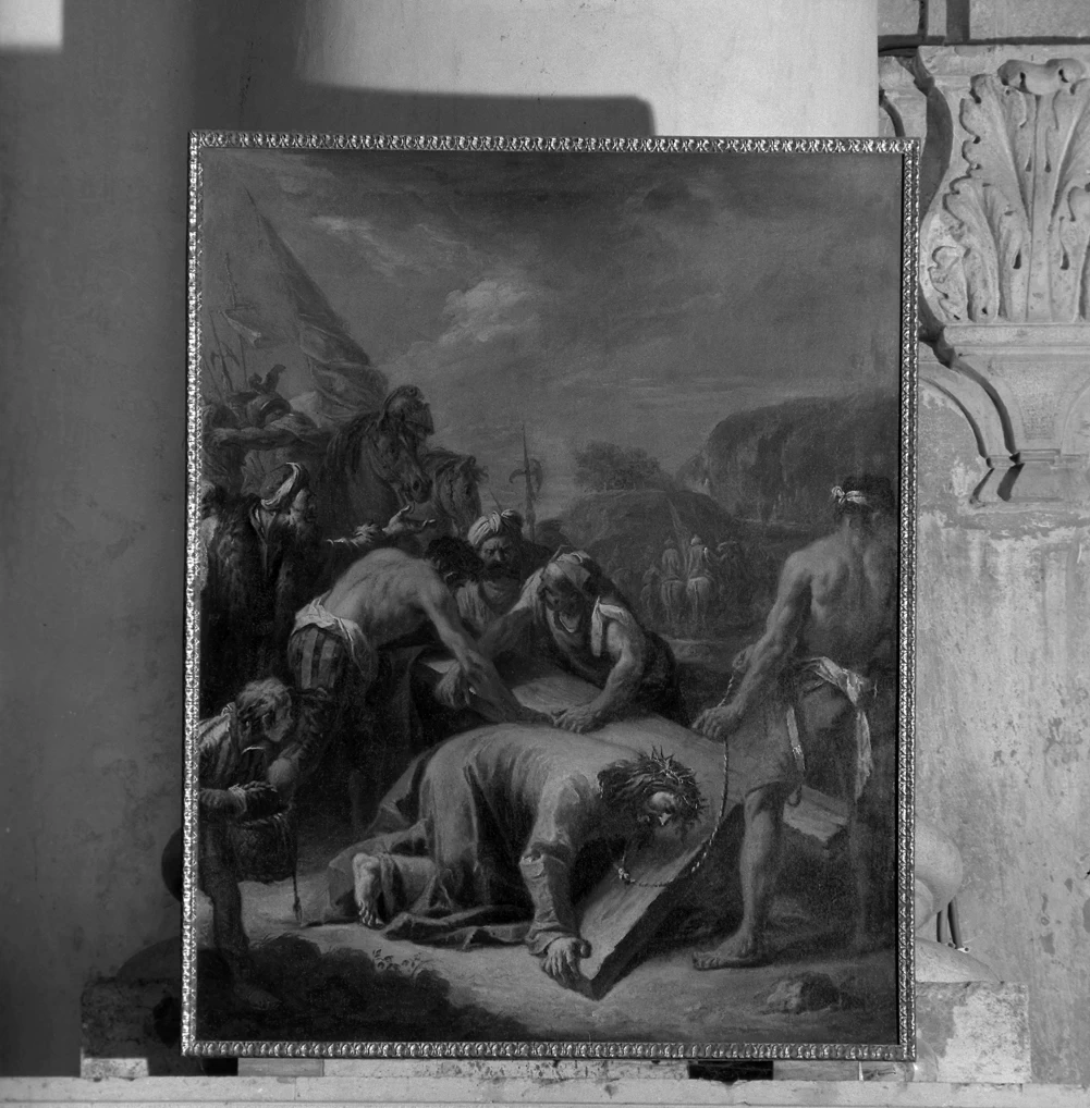 Gesù cade sotto la croce la terza volta - Chiesa di S. Maria del Giglio, Venezia